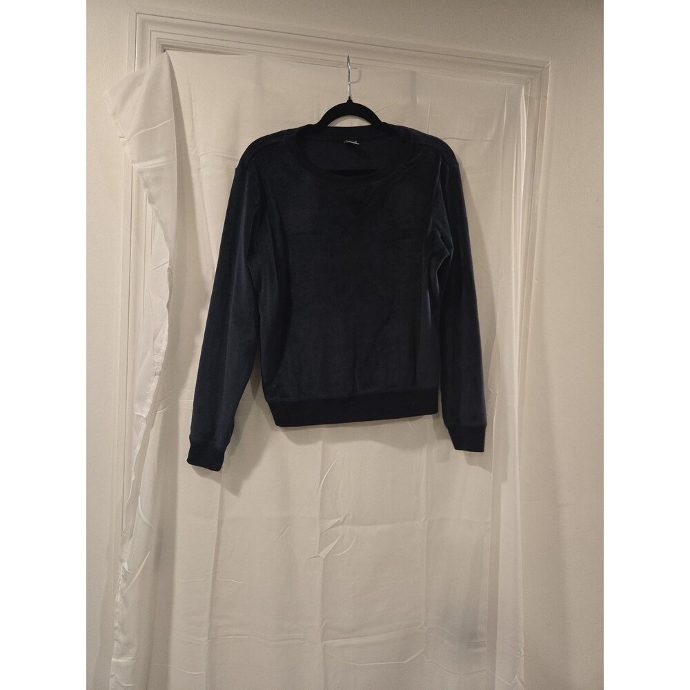 Honeydew Intimates Navy Blue Velour Lounge Sweatshirt